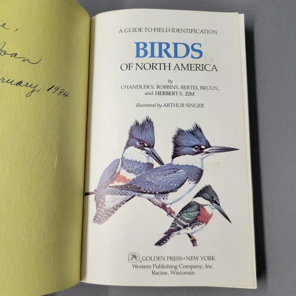 Golden Field Guide Birds of North America Revised Edition Paperback 1983 Book